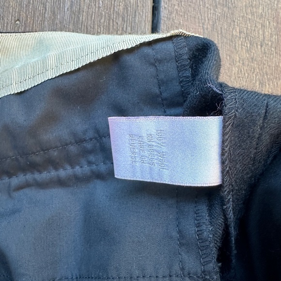 Rebecca Taylor Women Black Wool Blend Dress Pants - Picture 3 of 8